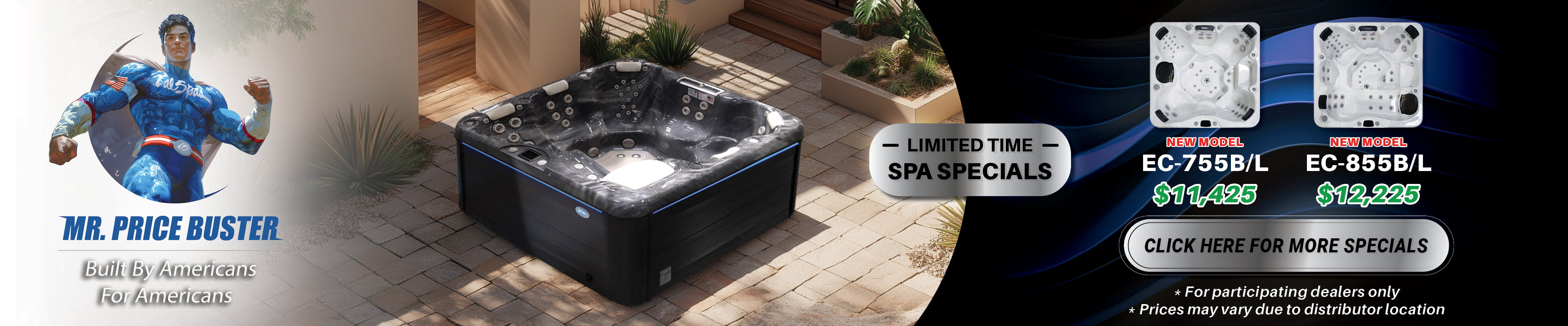 Calspas hot tub being used in a family setting - Westhaven